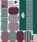 Preview: My Sewing Bag  by Käselotti Panel ca. 1,60 m Aubergine, Grün